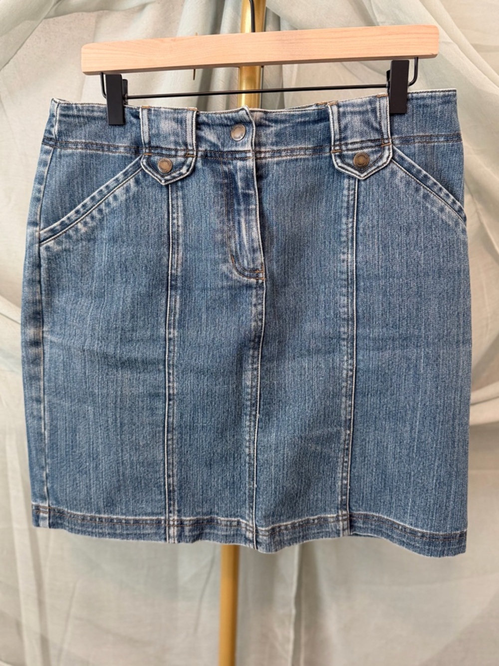 Jones New York Denim Skirt with Pockets Women’s Size 10